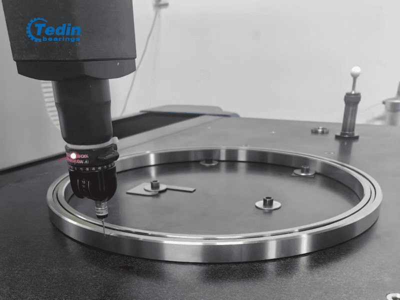 Bearing dimensional inspection with CMM equipment