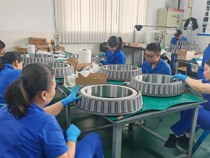 Final bearing appearance inspection before packing